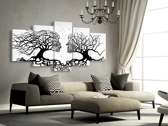Schilderij - The Kiss of the Wind (Canvas)