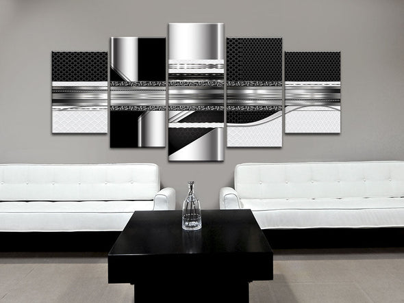 Schilderij - Silver Cut (Canvas)