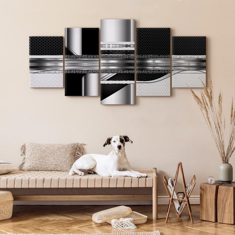 Schilderij - Silver Cut (Canvas)