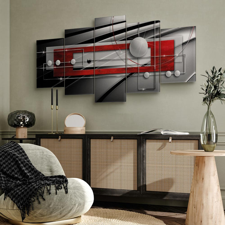 Schilderij - Modern Symmetry (Canvas)
