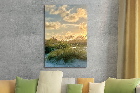 Schilderij 80x120 Helmgras (Glas)