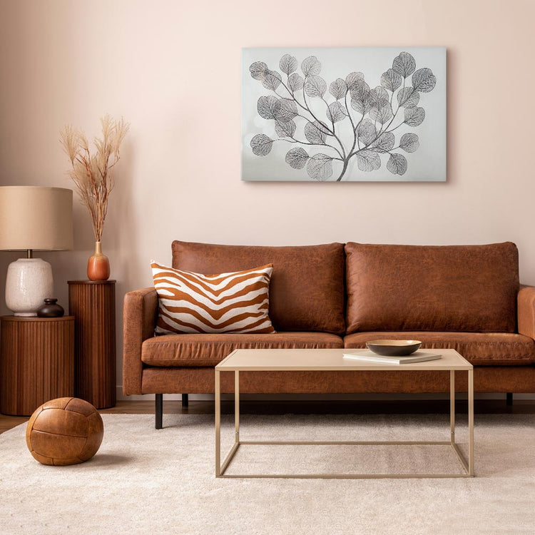 Schilderij - Leaves in the Wind (1 Part) Wide (Canvas)