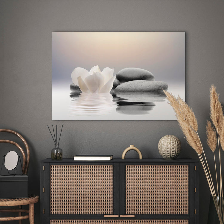 Schilderij - Garden of Calm (Canvas)