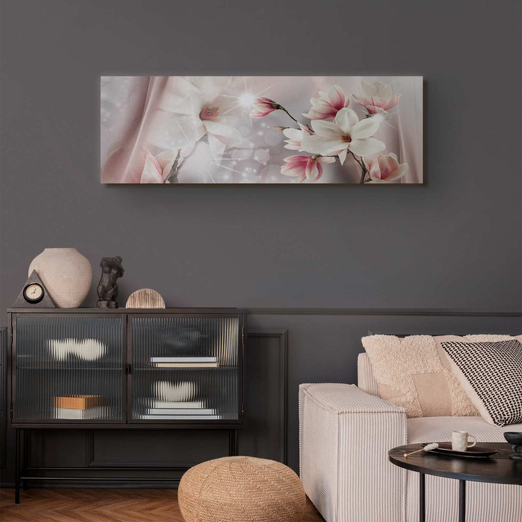 Schilderij - Magnolia Reflection (1 Part) Narrow (Canvas)