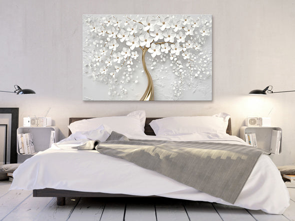 Schilderij - Magic Magnolia (1 Part) Wide (Canvas)