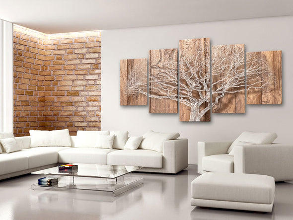 Schilderij - Tree Story (Canvas)