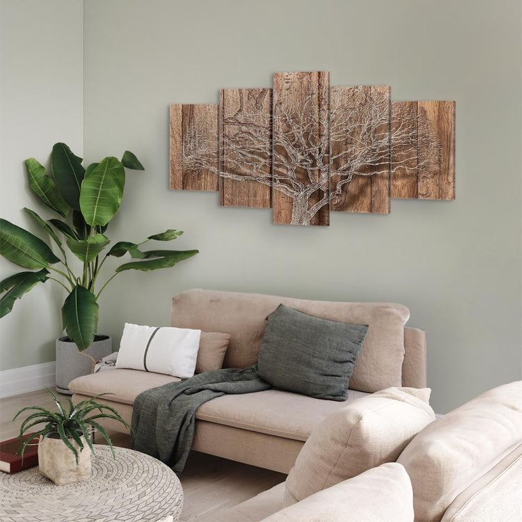 Schilderij - Tree Story (Canvas)