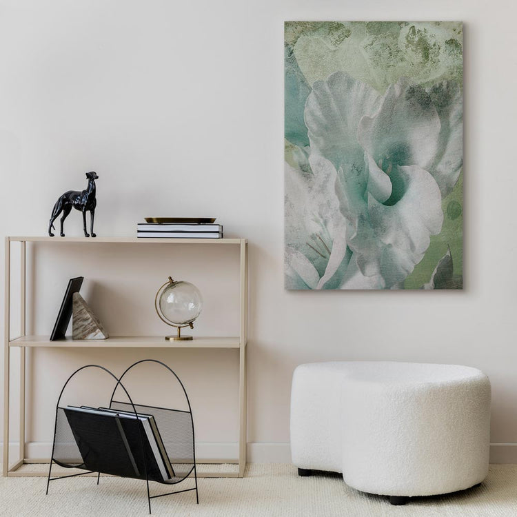 Schilderij - Mint Fog (1 Part) Vertical (Canvas)