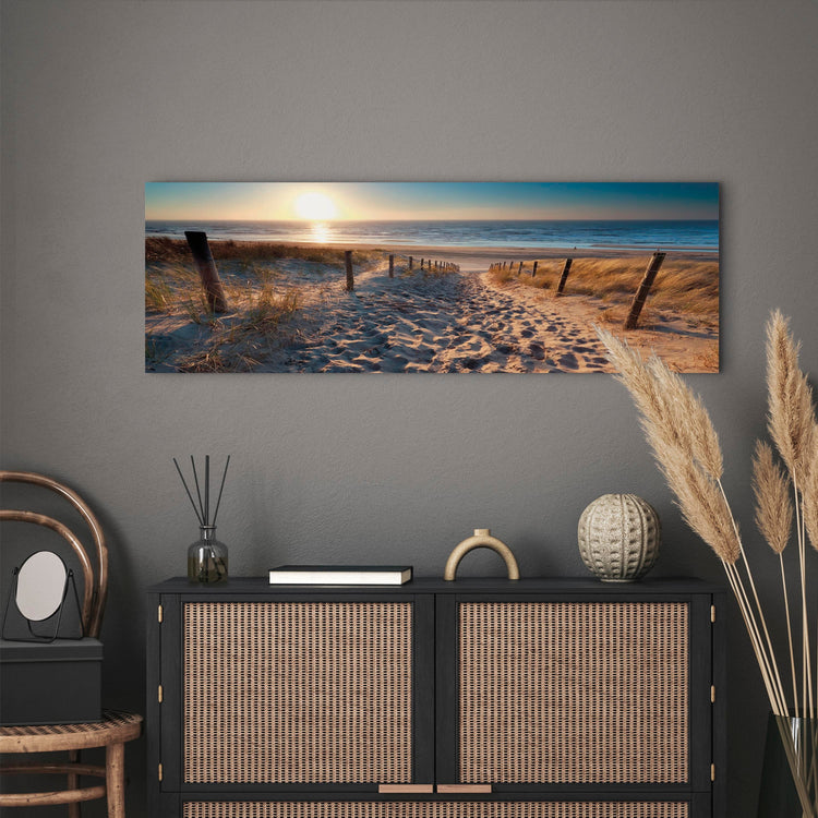 Schilderij - Sunset Path (Canvas)