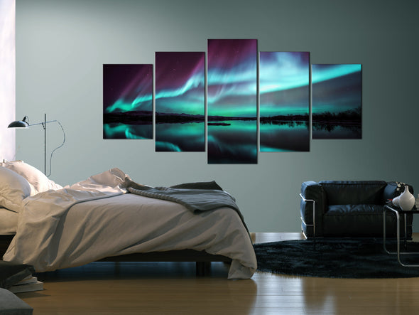 Schilderij - Night Light II (Canvas)