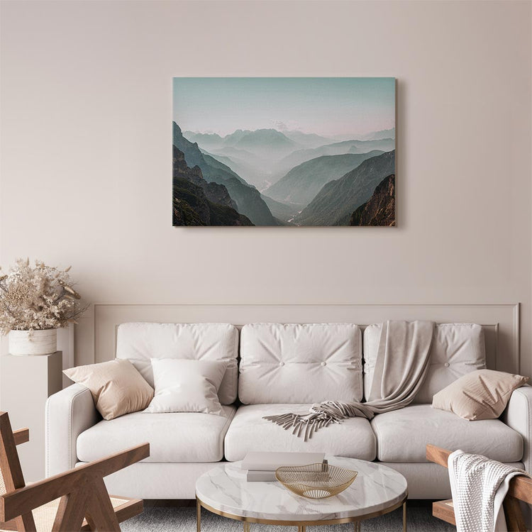 Schilderij - Mountain Horizon (1 Part) Wide (Canvas)