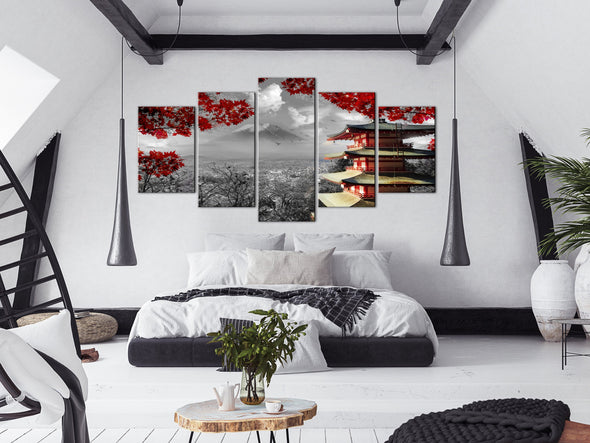 Schilderij - Adventure (5 Parts) Wide (Canvas)