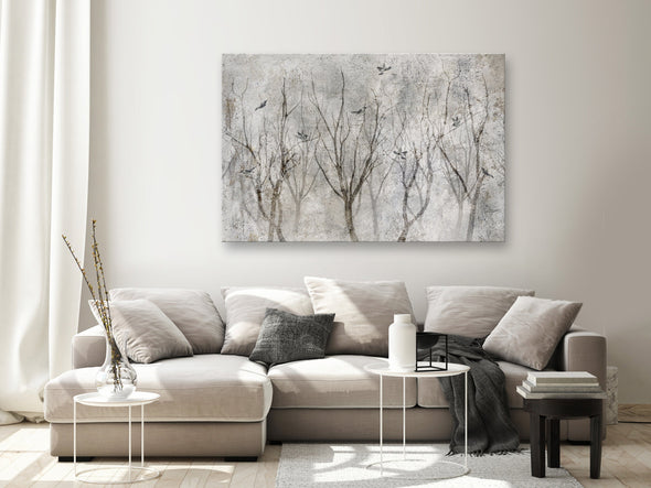 Schilderij - Singing in the Forest (1 Part) Wide (Canvas)