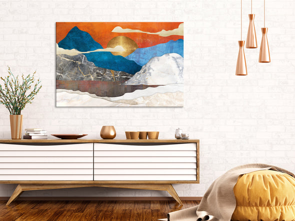 Schilderij - Mountain Idyll (1 Part) Wide (Canvas)