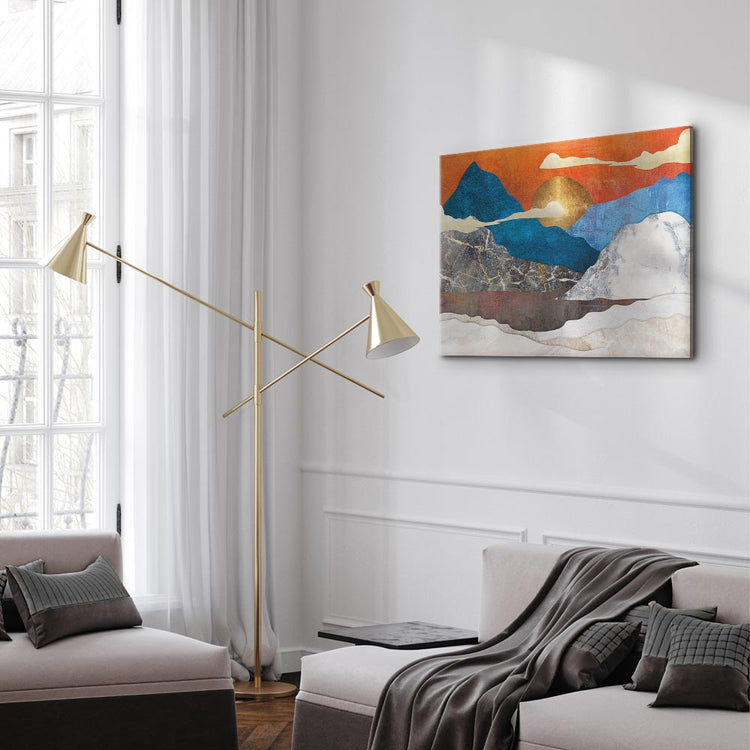 Schilderij - Mountain Idyll (1 Part) Wide (Canvas)