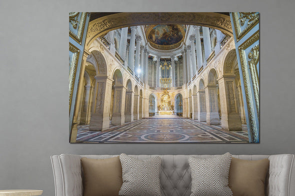 Schilderij 160x110 Luxe kerk (Glas)