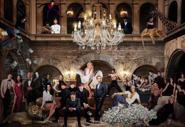 Schilderij 160x110 Maffia (Glas)