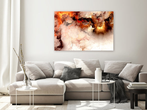 Schilderij - Volcanic Abstraction (1 Part) Wide (Canvas)