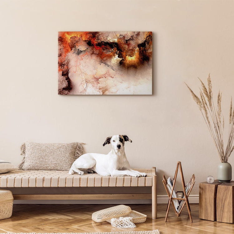 Schilderij - Volcanic Abstraction (1 Part) Wide (Canvas)