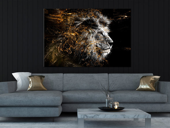 Schilderij - King of the Sun (1 Part) Wide (Canvas)