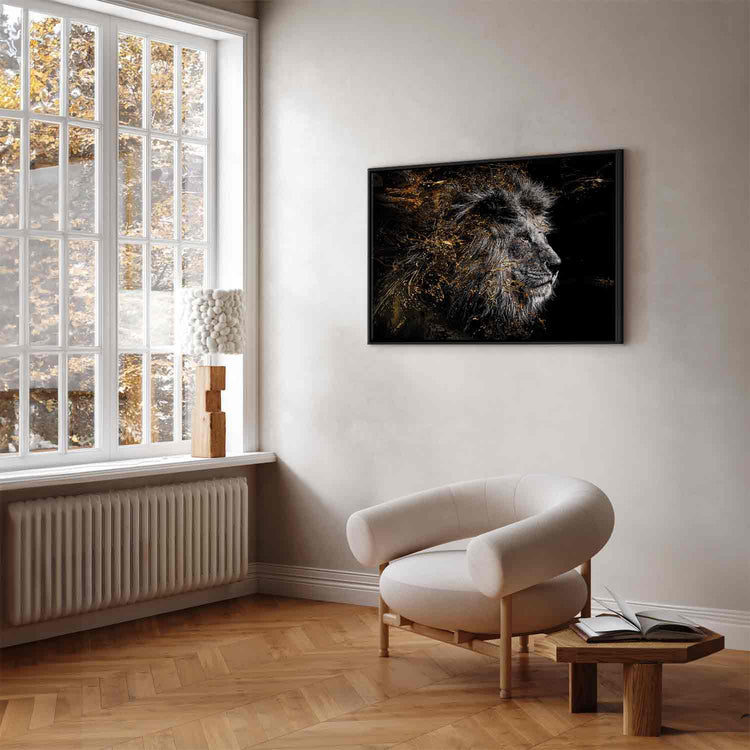 Schilderij - King of the Sun (1 Part) Wide (Canvas)