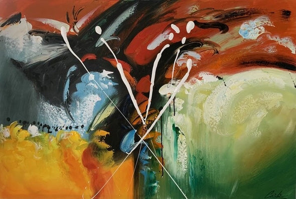 Schilderij - Free Mind 120x80 (Olieverf)