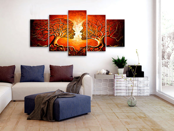 Schilderij - Heat of Love (Canvas)
