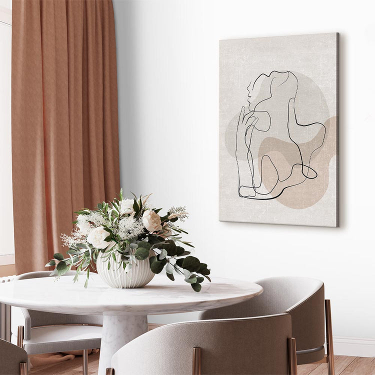 Schilderij - French Chic (1 Part) Vertical (Canvas)