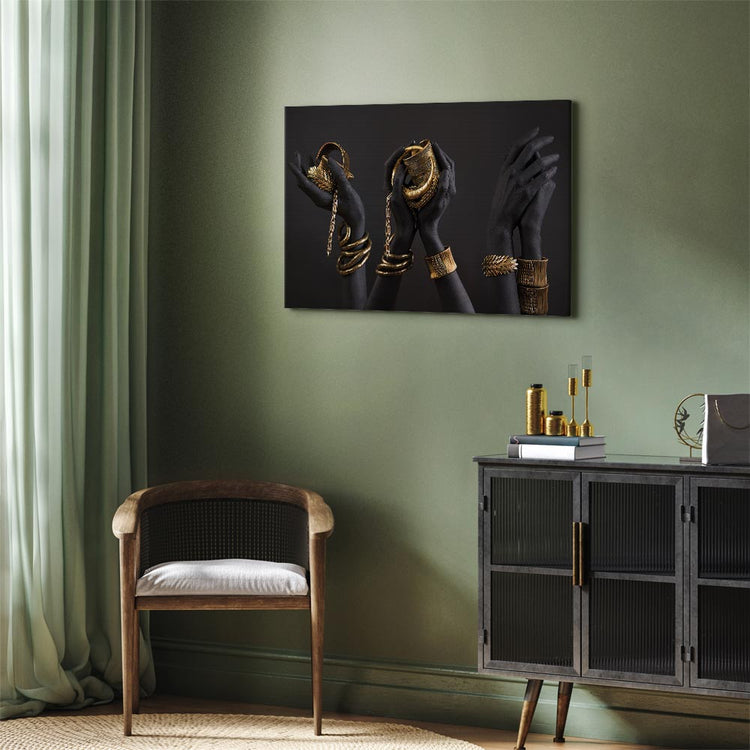 Schilderij - Midass Touch (1 Part) Wide (Canvas)