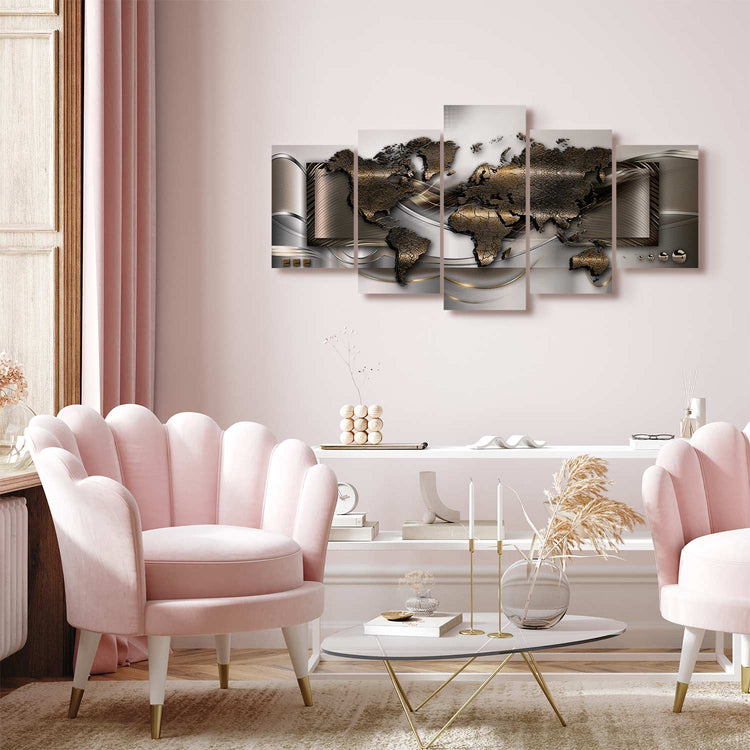 Schilderij - World breeze (Canvas)