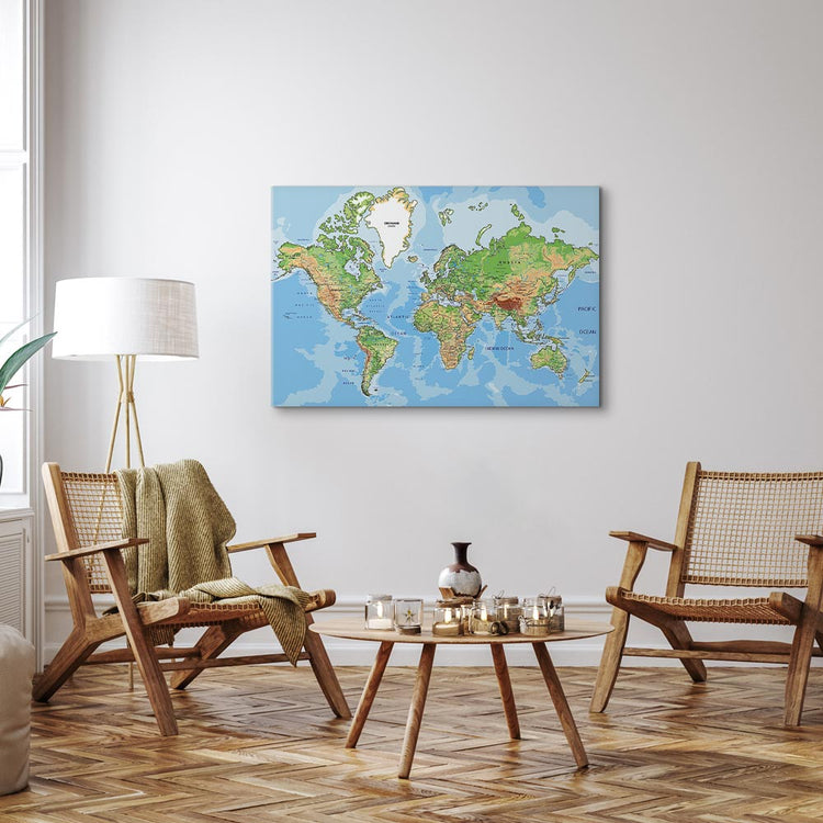 Schilderij - Explore the World! (Canvas)