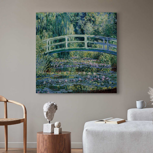 Schilderij - Footbridge in Giverny (Canvas)