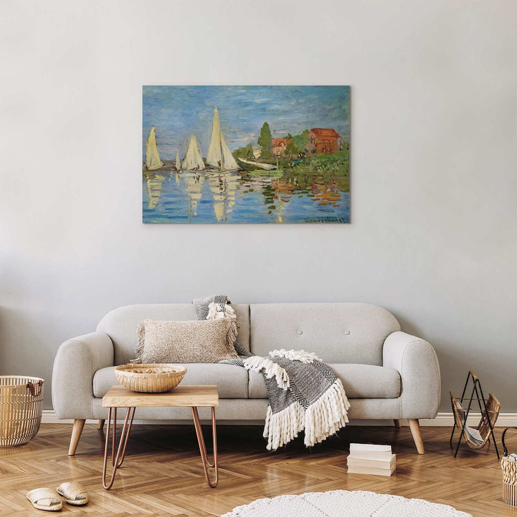 Schilderij - Regatta in Argenteuil (Canvas)