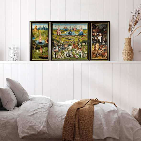Schilderij - The Garden of Earthly Delights (Canvas)