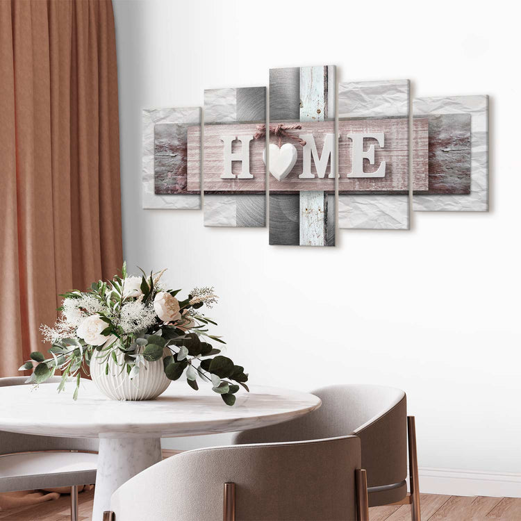 Schilderij - Home: Eclecticism (Canvas)