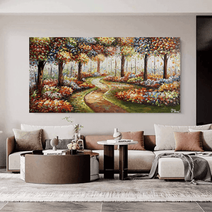 Olieverf schilderij A Quite Place 200 x 100