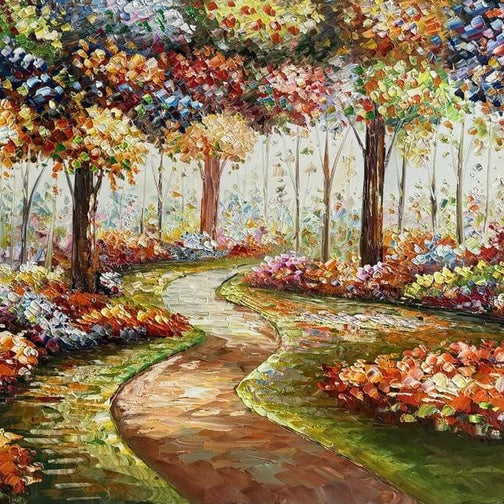 Olieverf schilderij A Quite Place 200 x 100