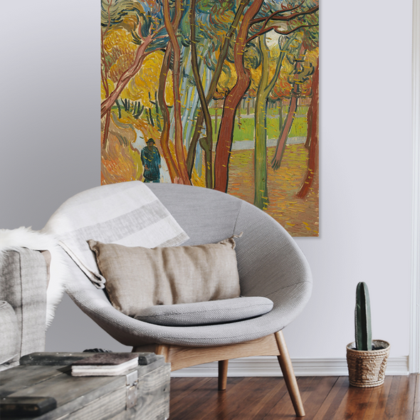 Tuin van de inrichting Saint-Paul ('Het vallen van de bladeren')