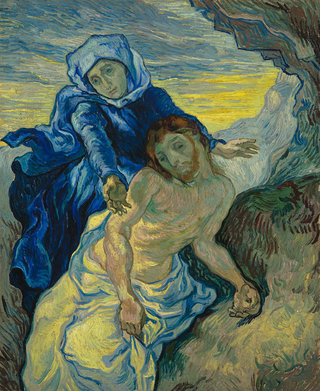 Pietà (naar Delacroix)
