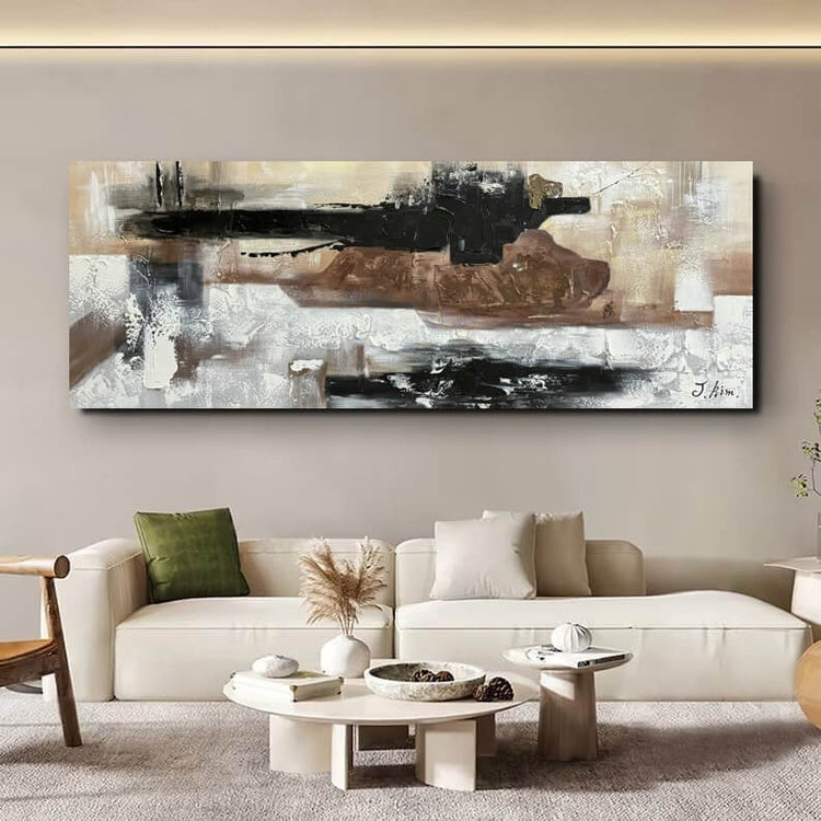 Schilderij - Endless 160x60 (Olieverf)