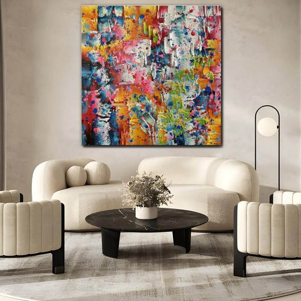 Schilderij - Bombardment