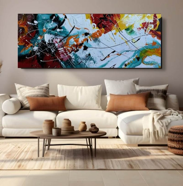 Schilderij - Smooth 160x60 (Olieverf)