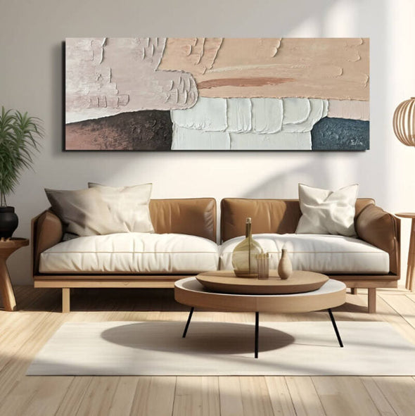 Schilderij - Stream 160x60 (Olieverf)