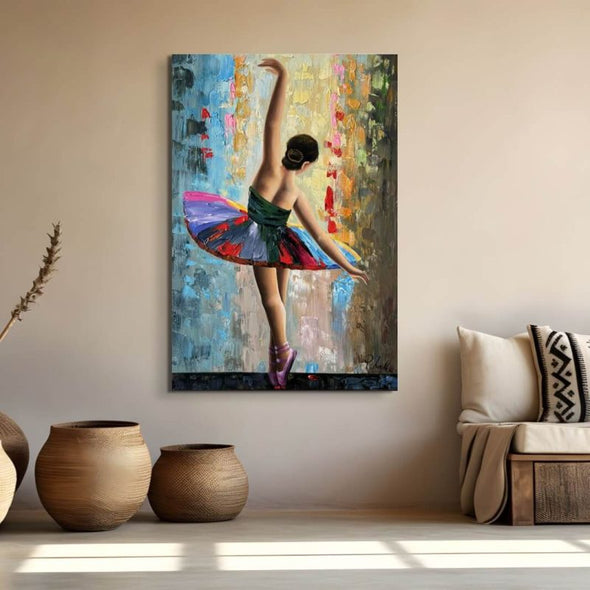 Schilderij - Ballet Colorful