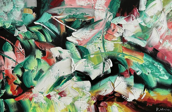 Schilderij - Abstract Senses