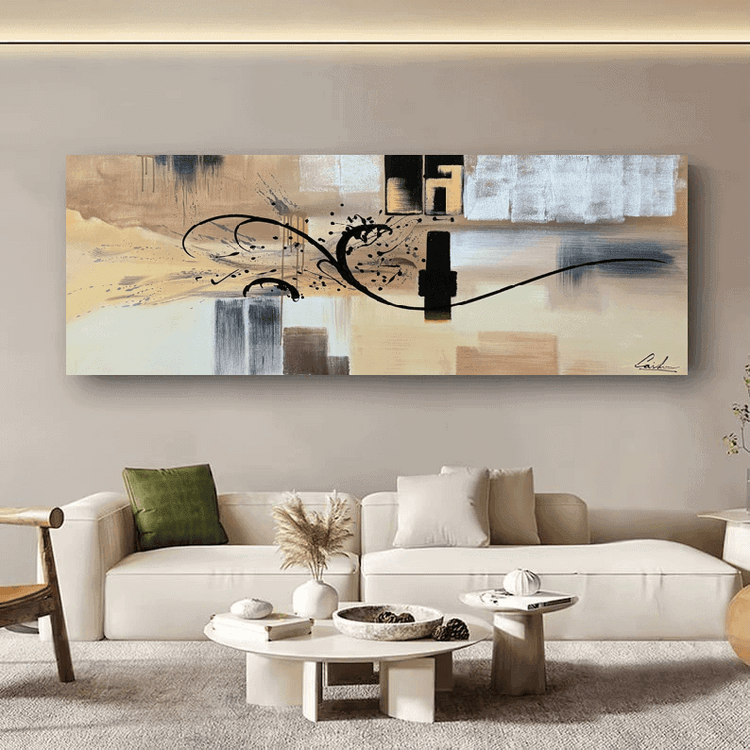 Schilderij - Hidden 160x60 (Olieverf)
