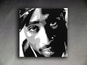 Popart schilderij 2 Pac