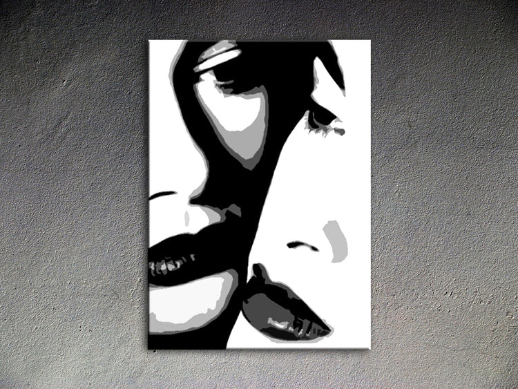 Popart schilderij Two women