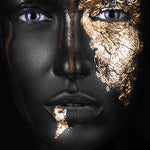 Aluminium schilderij Blue Eyes fotokunst