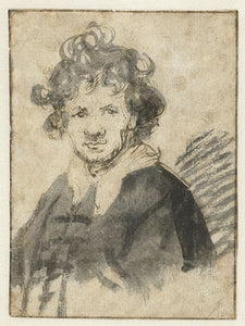 Schilderij Zelfportret van Rembrandt van Rijn